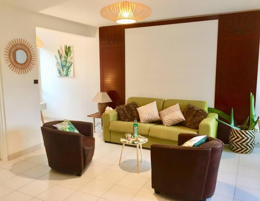Appartement Hamo Tropical Piscine Proche Plage à Sainte-Anne Extérieur photo